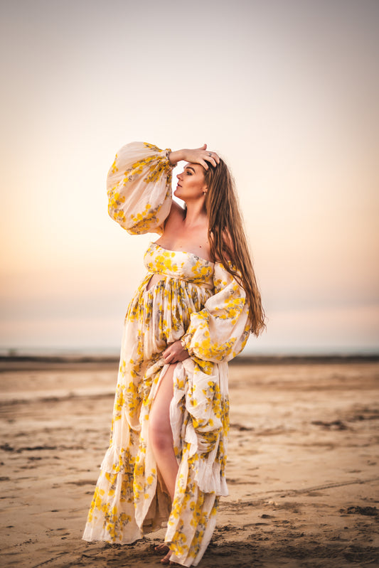 Dress Hire - Maternity Photoshoot Dresses - Rooh Collective - Poppy Zephyr - DAY RENTAL