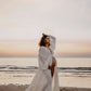 Maternity Photoshoot Dresses - Vanilla Chiffon Robe/Dress