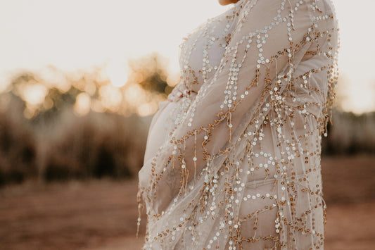 Dress Hire - Photoshoot Dresses - Sparkly Liz Robe D&J - RENTAL