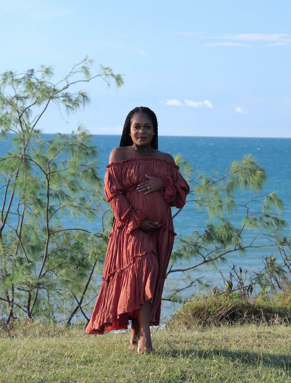 Dress Hire - Maternity Photoshoot Dresses - Rooh Collective - Hana - DAY RENTAL