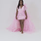 Video Pink Tulle Dress - Maternity Photoshoot Dress Hire Australia