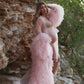 Maternity Photoshoot Dresses - Sophie - Blush Pink Tulle Robe - 4 DAY RENTAL
