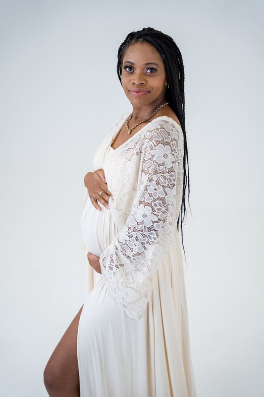 white maternity dresses for photoshoot