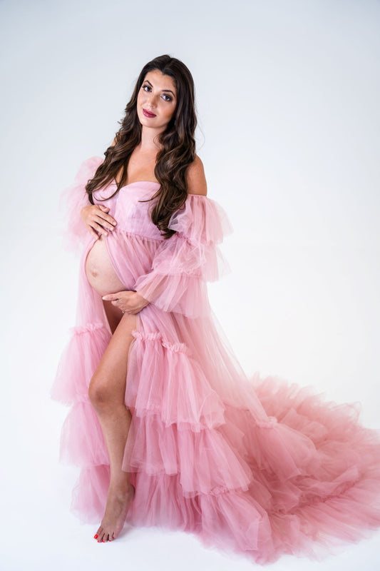 white maternity dresses