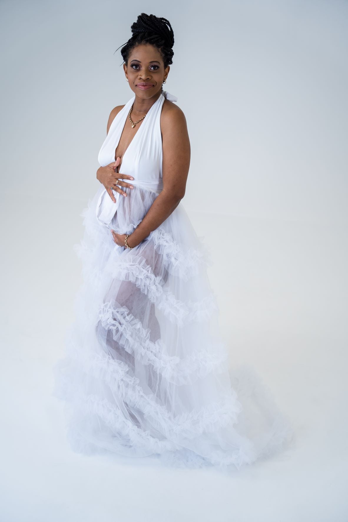 maternity gown for photoshoot