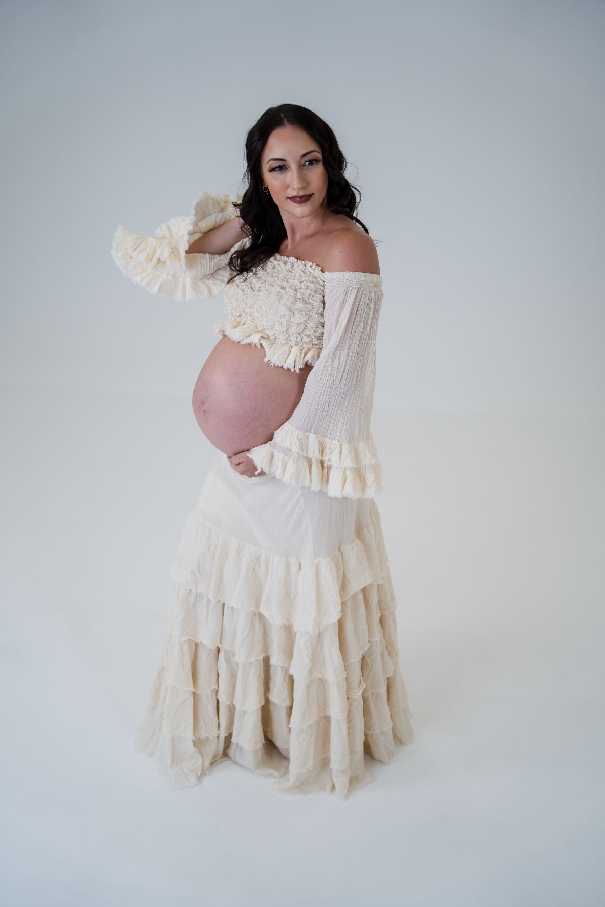 maternity gown for photoshoot