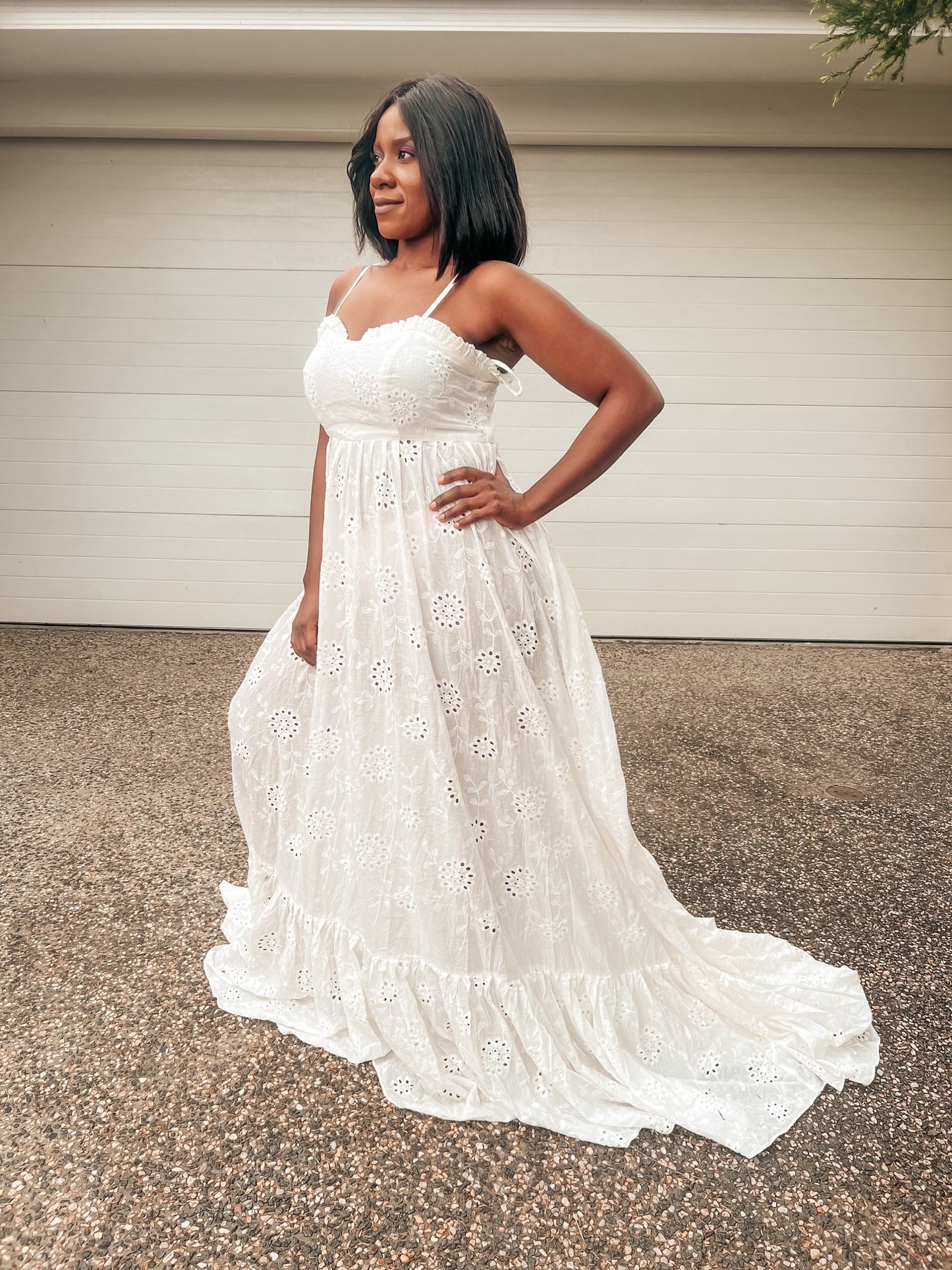 white Photoshoot Dresses