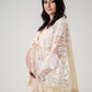 Maternity Photoshoot Dresses - D&J - Abigail Lace Gown - 4 DAY RENTAL - Luxe Bumps AU