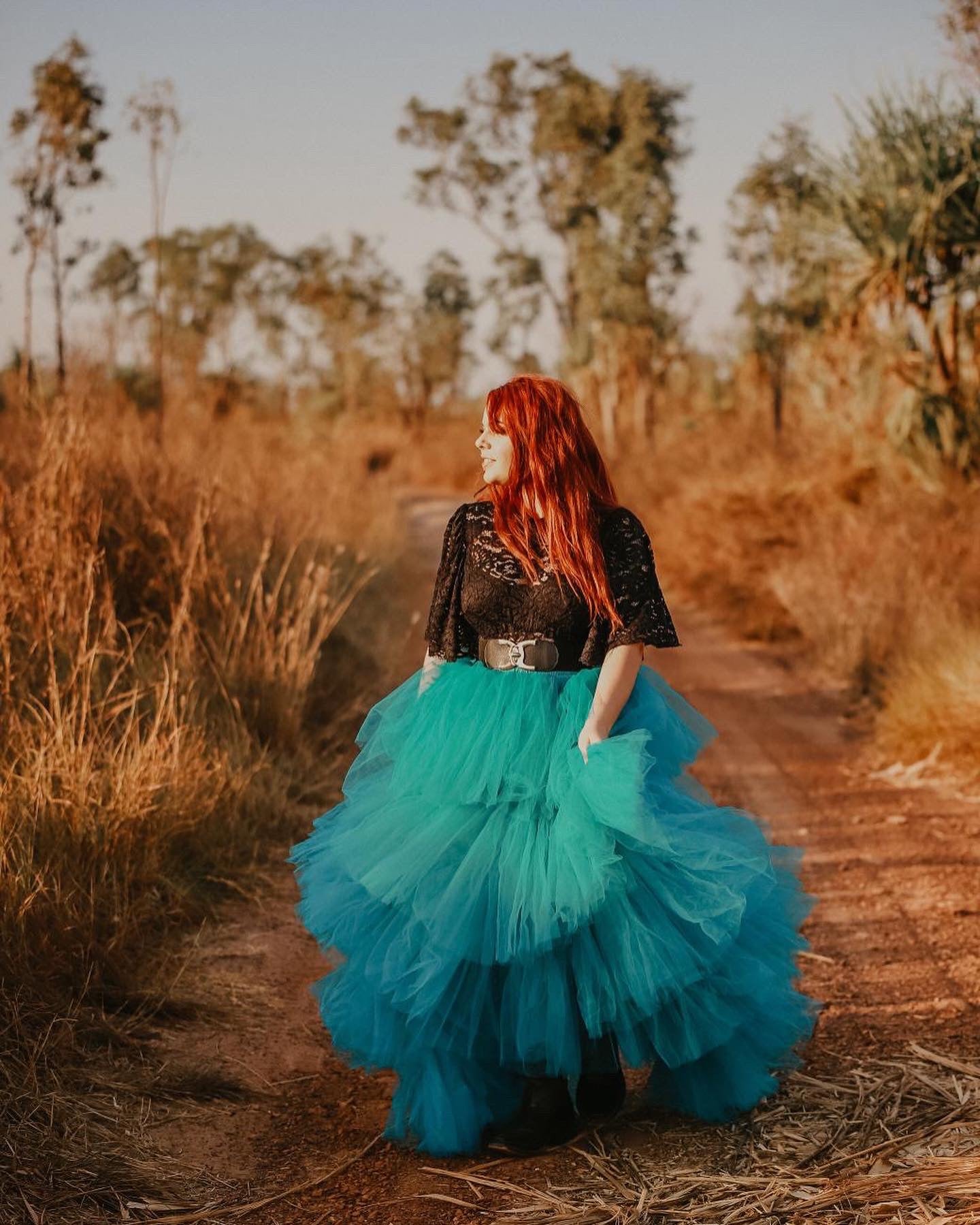 Photoshoot Dresses - Emerald Skirt/Dress- 4 DAY RENTAL