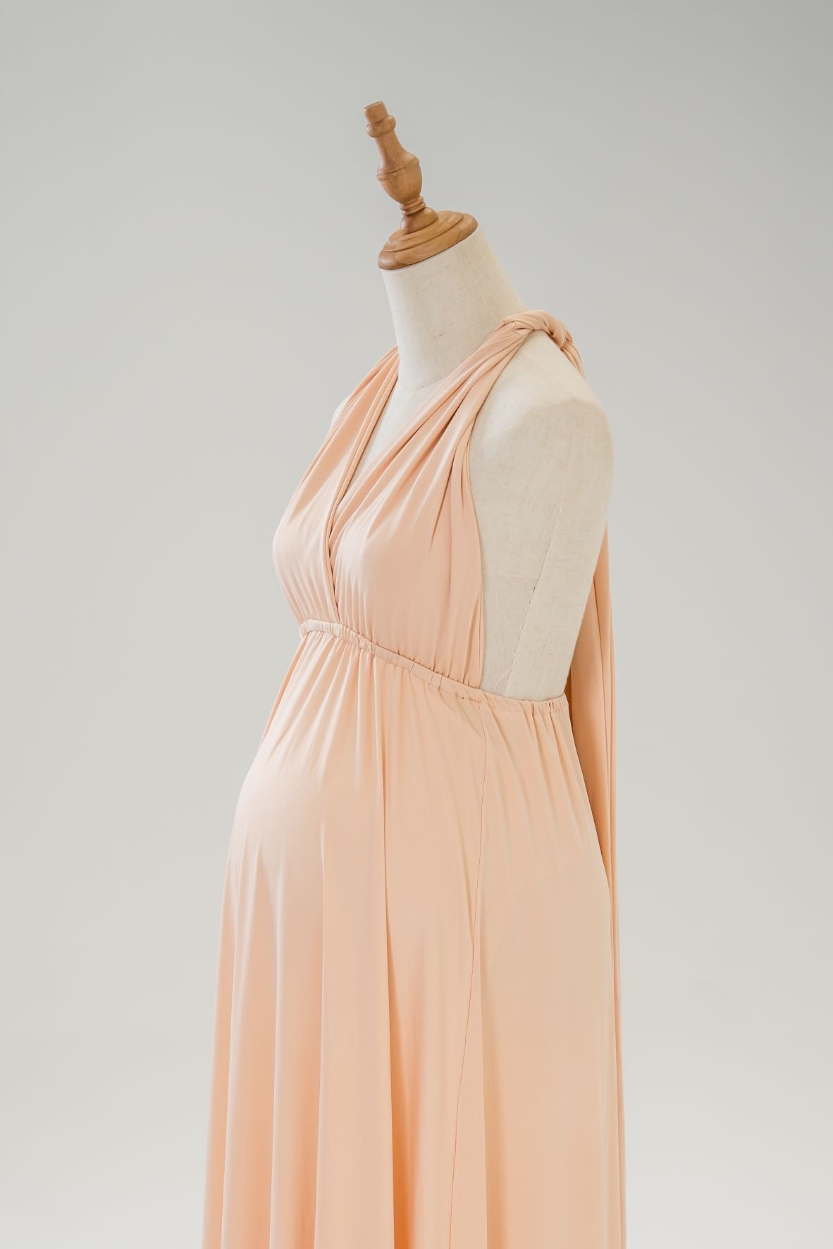 Maternity Photoshoot Dresses - Flexy - Cream Dress - 4 DAY RENTAL - Luxe Bumps AU