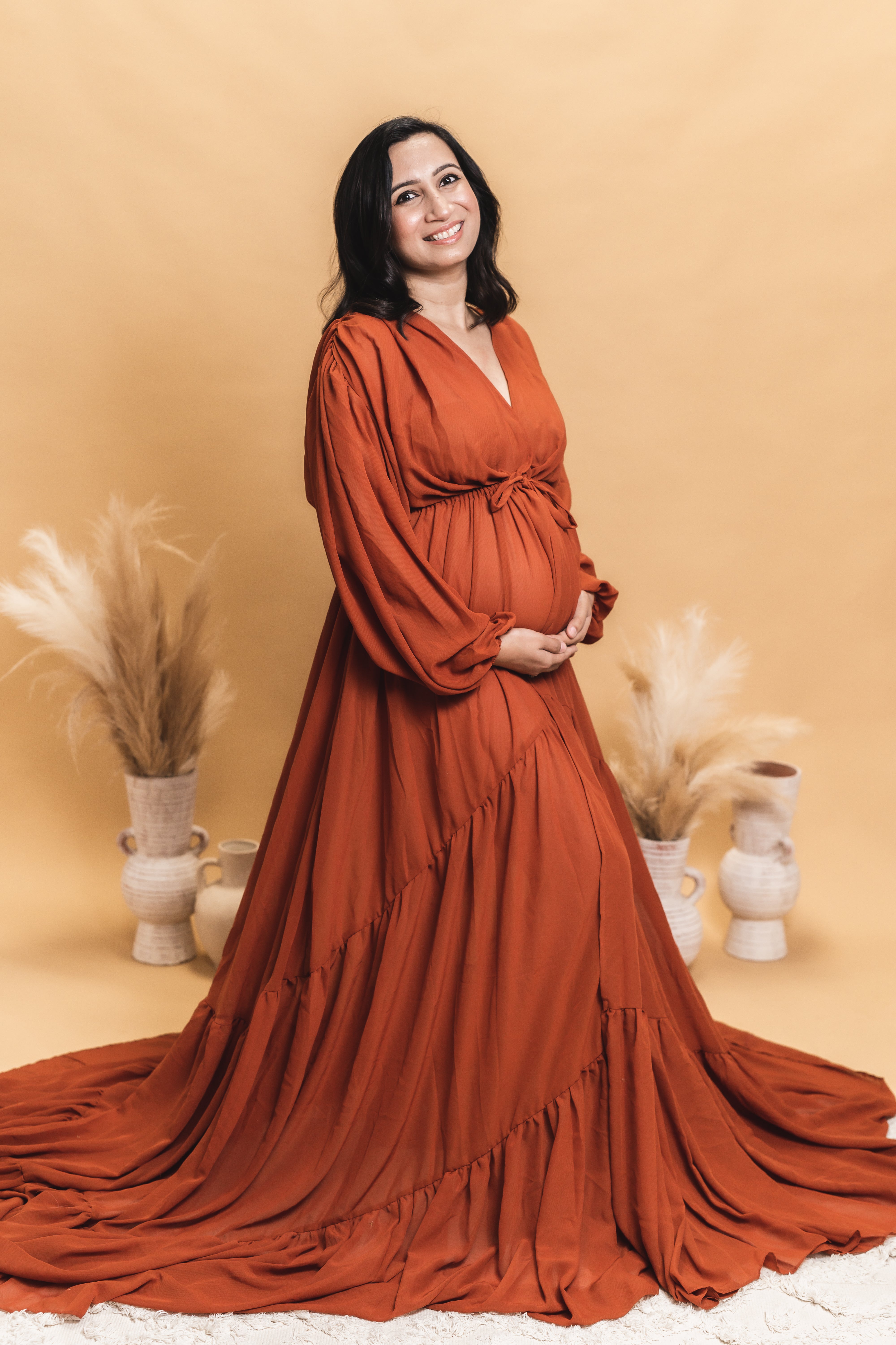 Maternity Dress Hire Australia Photoshoot Dresses Rustic Red