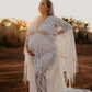 Maternity Photoshoot Dresses - Boho White Lace Dress - 4 DAY RENTAL