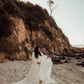 Dress Hire - Photoshoot Dresses - Vanilla Chiffon Robe/Dress - RENTAL