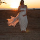 Maternity Photoshoot Dresses - Jess - White Gown - 4 DAY RENTAL