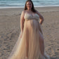 Dress Hire - Maternity Photoshoot Dresses - D&J - Lace and Tulle Dress - DAY RENTAL