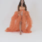 Maternity Photoshoot Dresses - Orange Tulle Robe