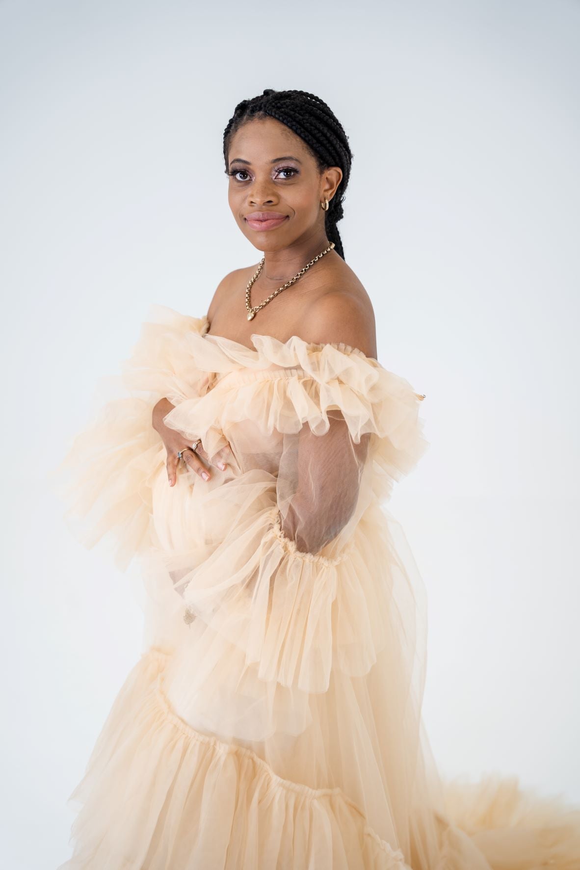 Wedding Gown Rent Dresses For Maternity Shoot Champagne Tulle