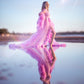 Maternity Photoshoot Dress - Lilac Tulle Robe