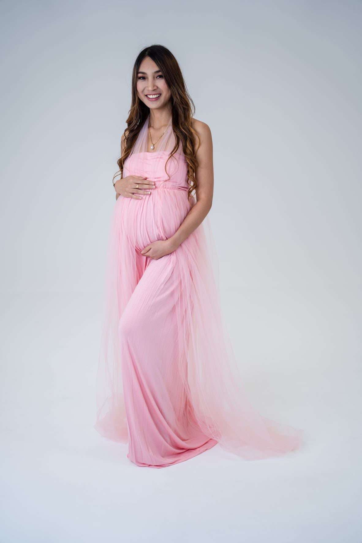 Baby Shower and Maternity Photoshoot Dress Hire Australia Pink