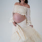 white maternity dresses for photoshoot