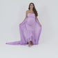 pregnancy photoshoot dresses - Purple gown