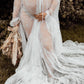 Lace Robe Maternity Photoshoot Dresses Au