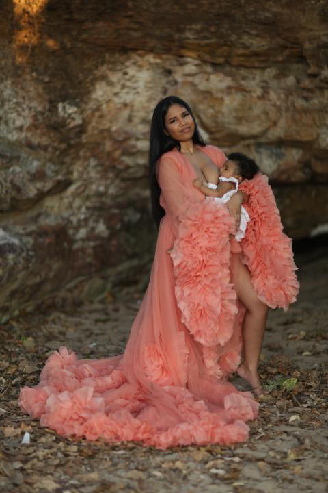 pregnancy photoshoot dresses