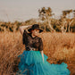 Photoshoot Dresses - Emerald Skirt/Dress- 4 DAY RENTAL