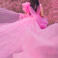 Maternity Photoshoot Dresses - Extra Puffy - Pink Tulle Dress - 4 DAY RENTAL