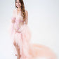 Maternity Photoshoot Dresses - Blush Pink Tulle Robe - Sophie - Luxe Bumps AU