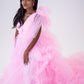 Maternity Photoshoot Dresses - Extra Puffy - Pink Tulle Dress - 4 DAY RENTAL - Luxe Bumps AU